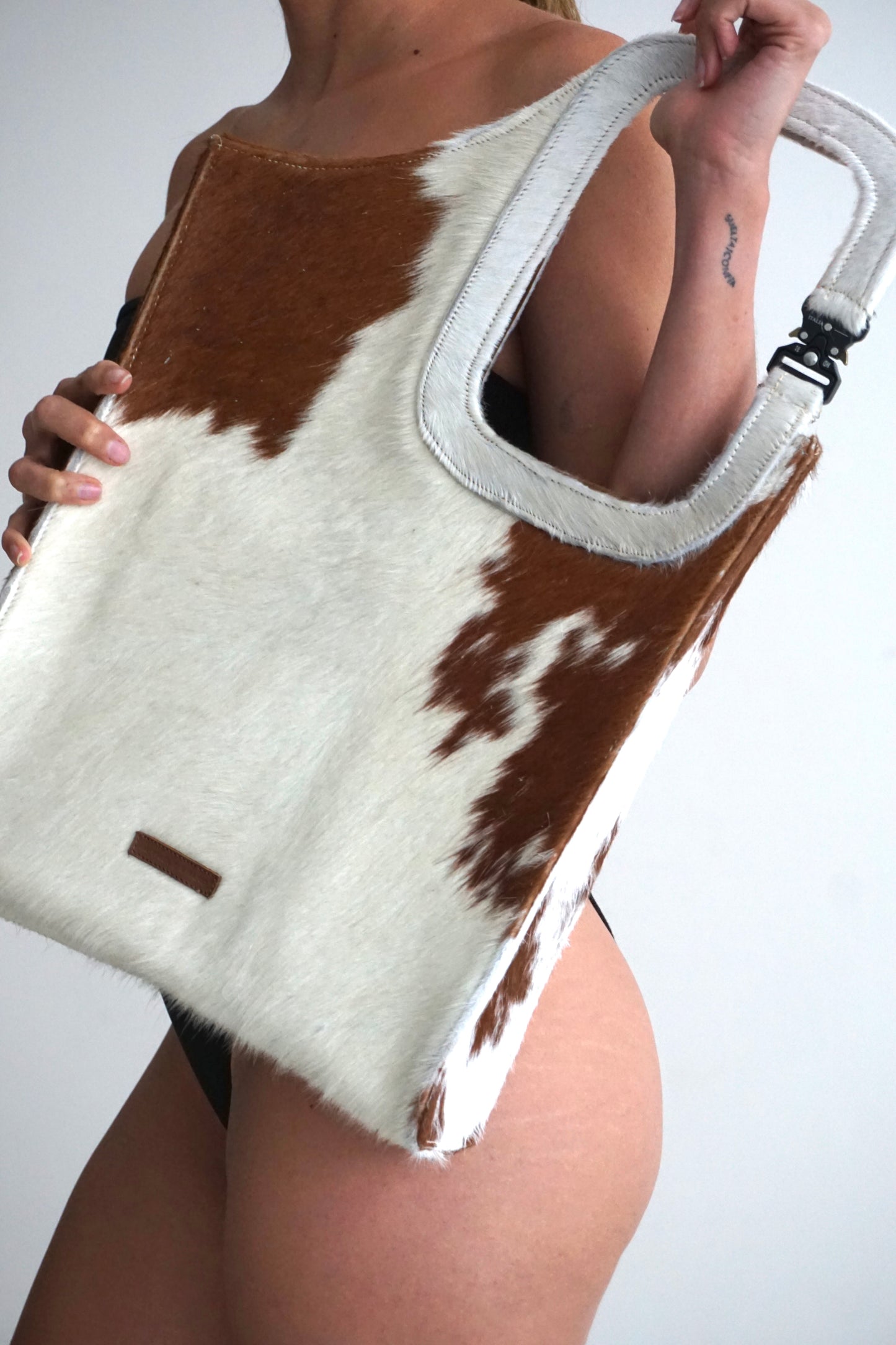 Quantum Leather Bag Brown