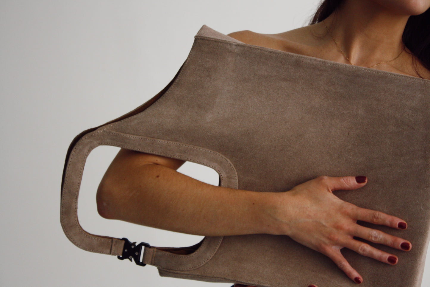 Suede Quantum Bag