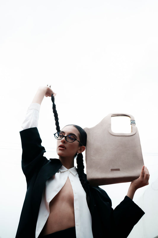Suede Quantum Bag