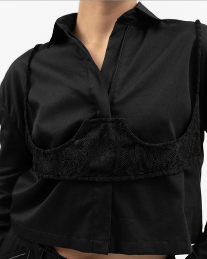 Shirt with removable Bra